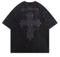 Printed short sleeve T-shirt half sleeve