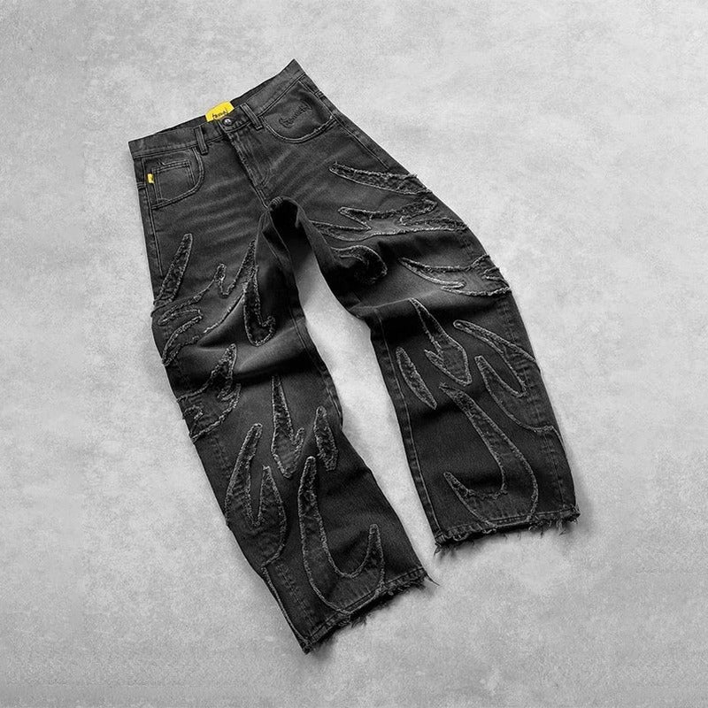 Street wide-leg jeans